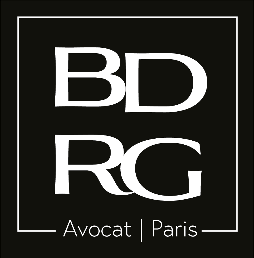 Logo du cabinet BDRG à Paris en noir et blanc